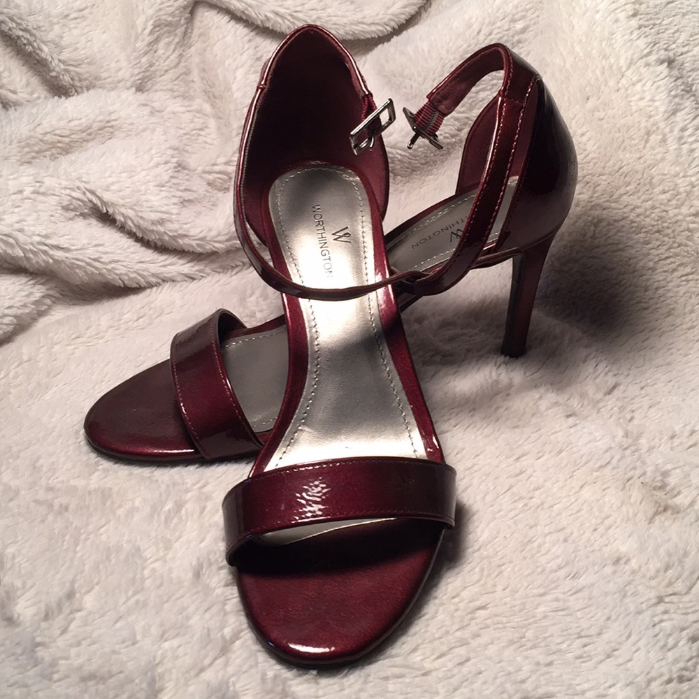 Burgundy heels